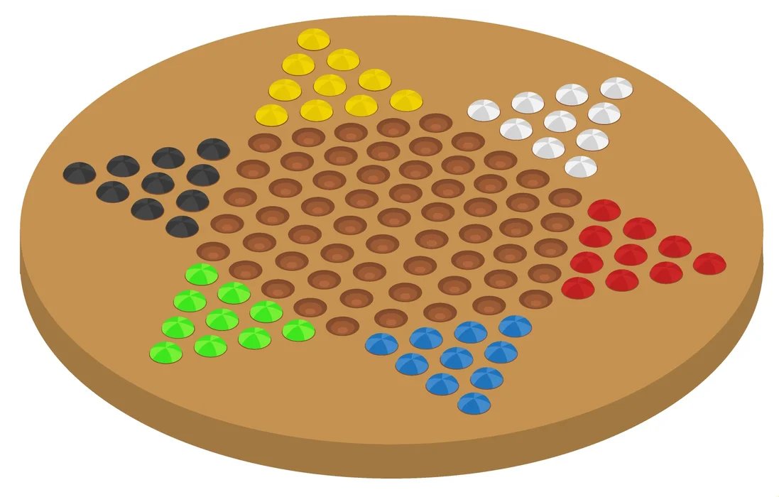 Chinese Checkers box art